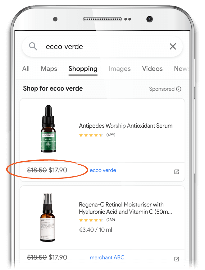 CSP Commerce Google auto discount Repricing